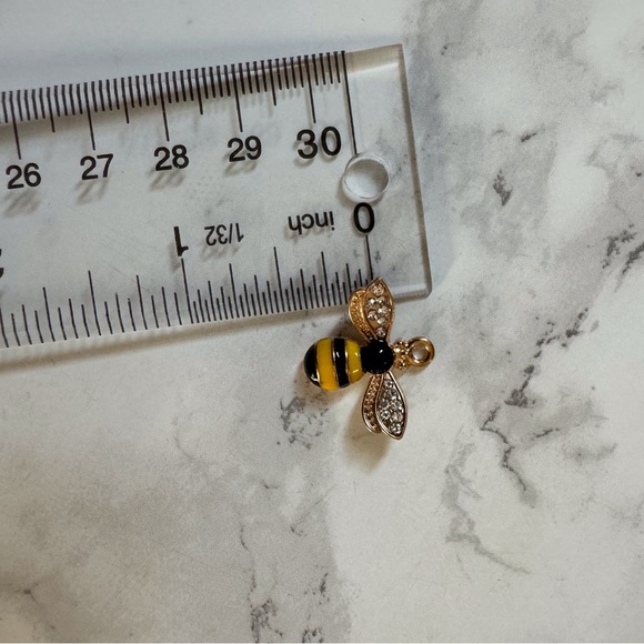 Tea Steeper , Size 1 " with bee charm . - Picture 9 of 10